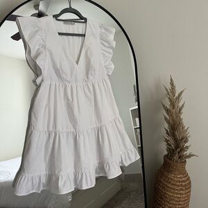 White A&F mini dress